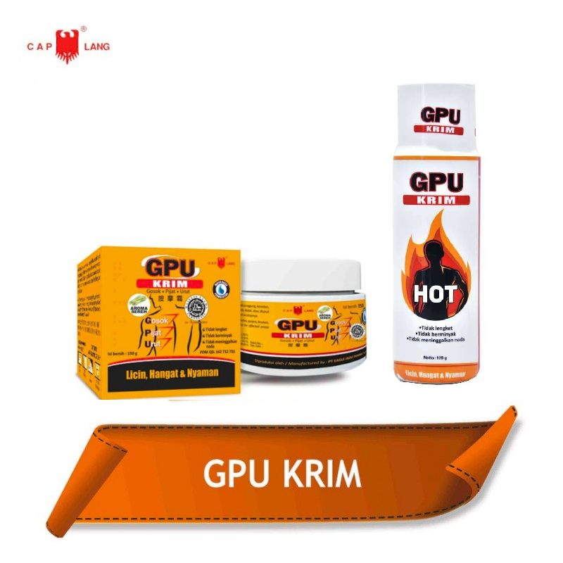 Jual GPU Krim - Balsem Untuk Meredakan Pegal Linu, Nyeri Sendi | Shopee ...