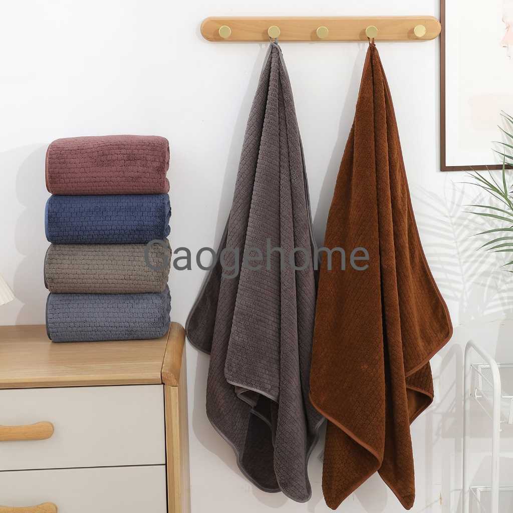 Jual HANDUK MANDI BULU 70X140cm HANDUK DEWASA TEBAL KOTAK KECIL SERIE ...