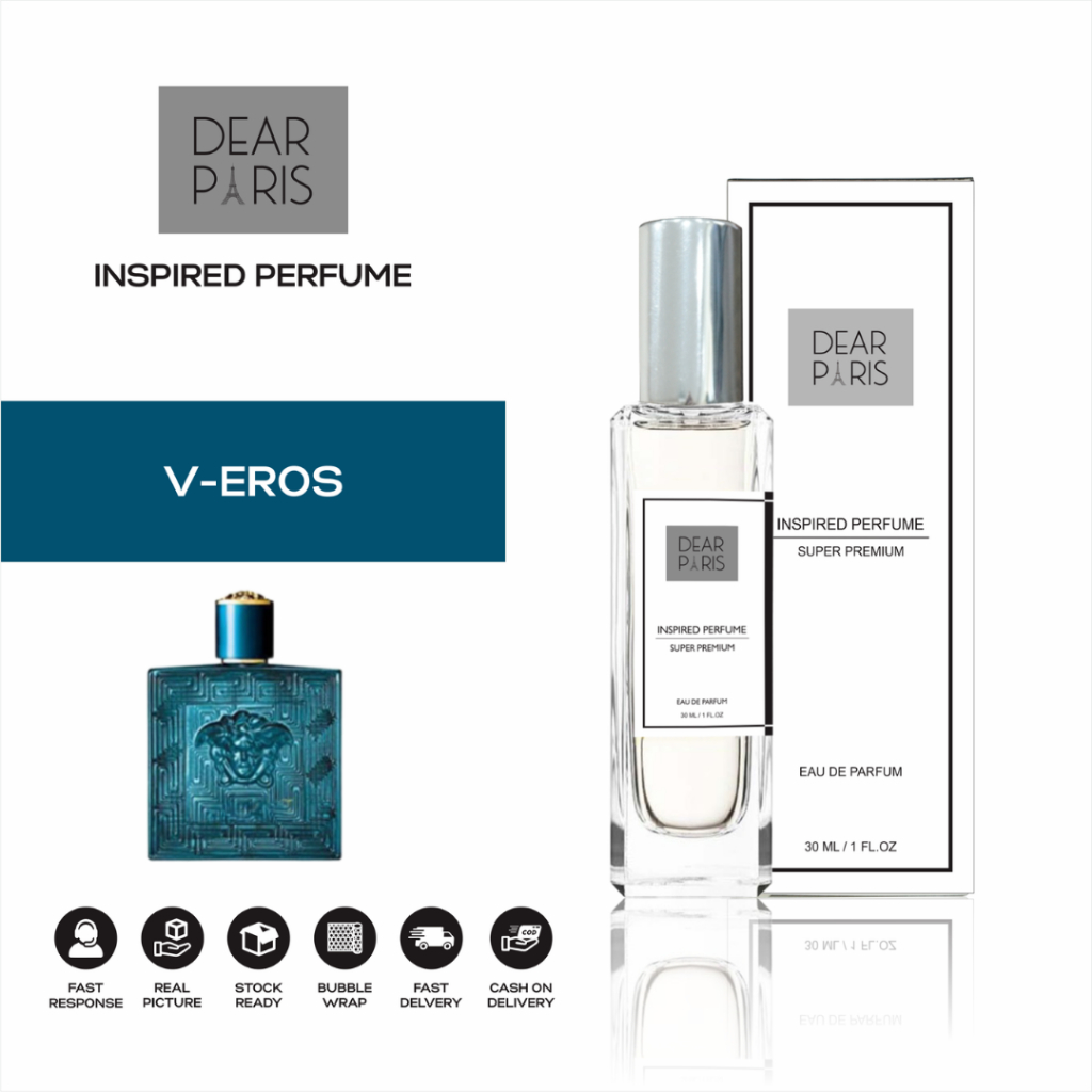 Jual DEAR PARIS Veros Inspired Versace Eros 30 ML | Shopee Indonesia