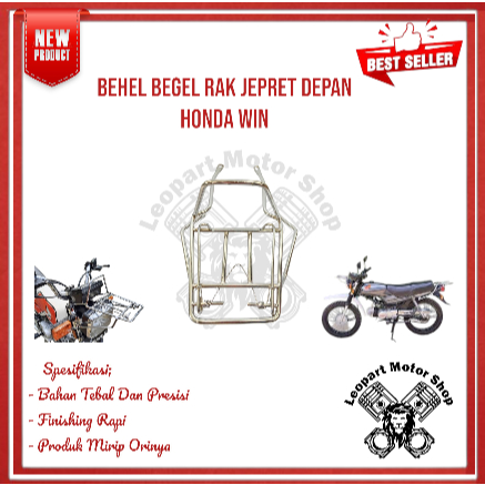 Jual Rak Jepit Depan Rak Depan Honda win | Shopee Indonesia