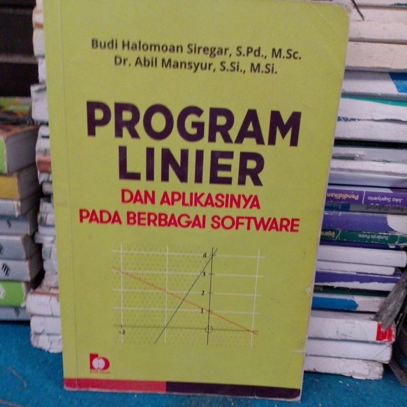 Jual program linear dan aplikasinya pada berbagai software | Shopee ...