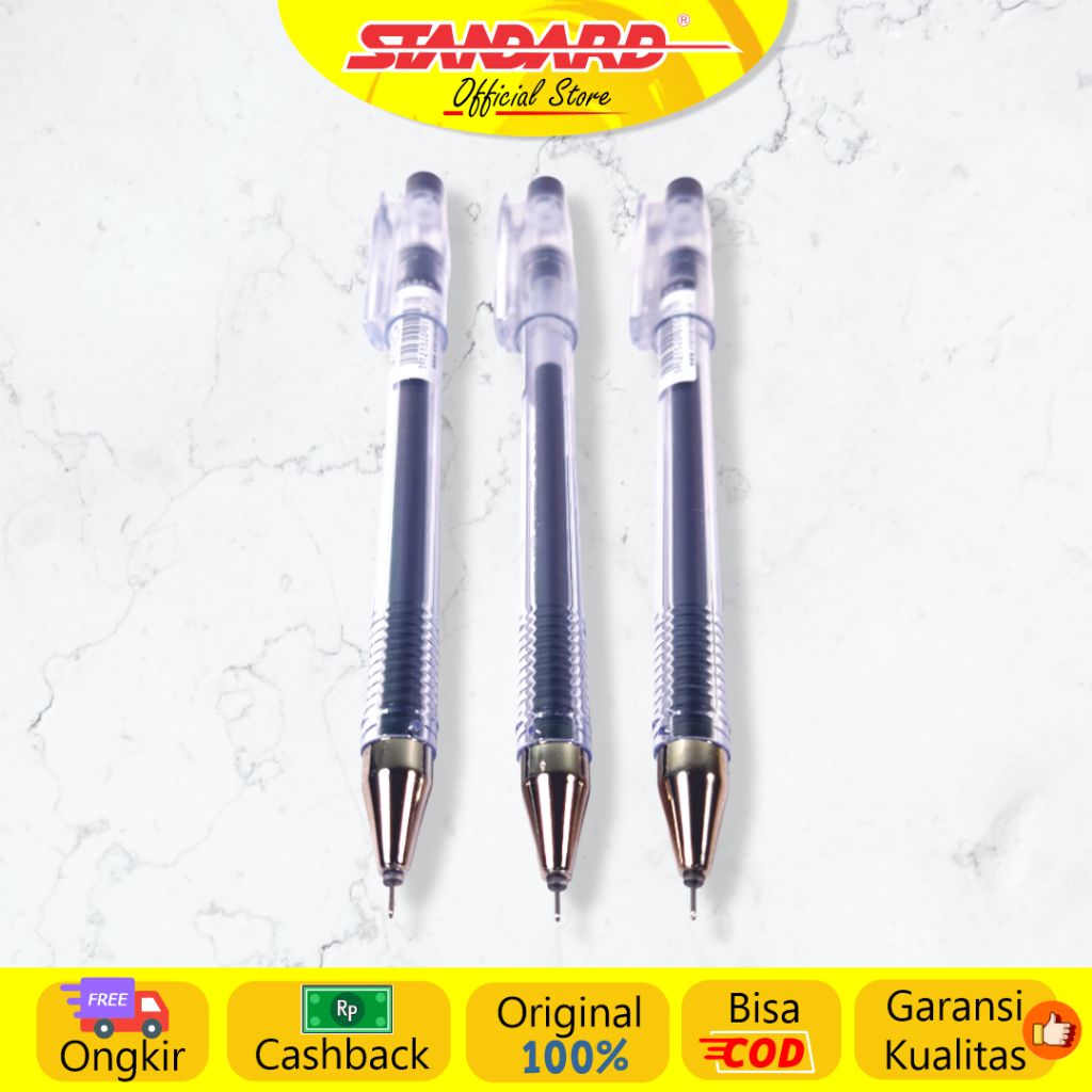 Standard - Pulpen Mytech 0.28 Gel '( Alat Tulis / Pen / Ballpoint / Pena ) (5)