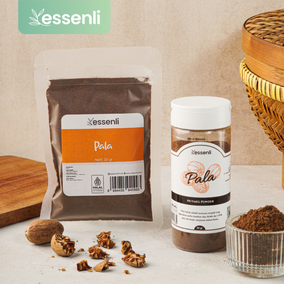 Jual ESSENLI Pala Bubuk Bumbu Rempah Dapur | Shopee Indonesia