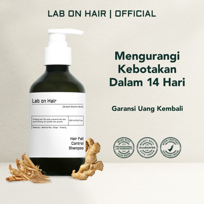 Jual Lab On Hair Hair Fall Control Shampoo 300ml | Shopee Indonesia