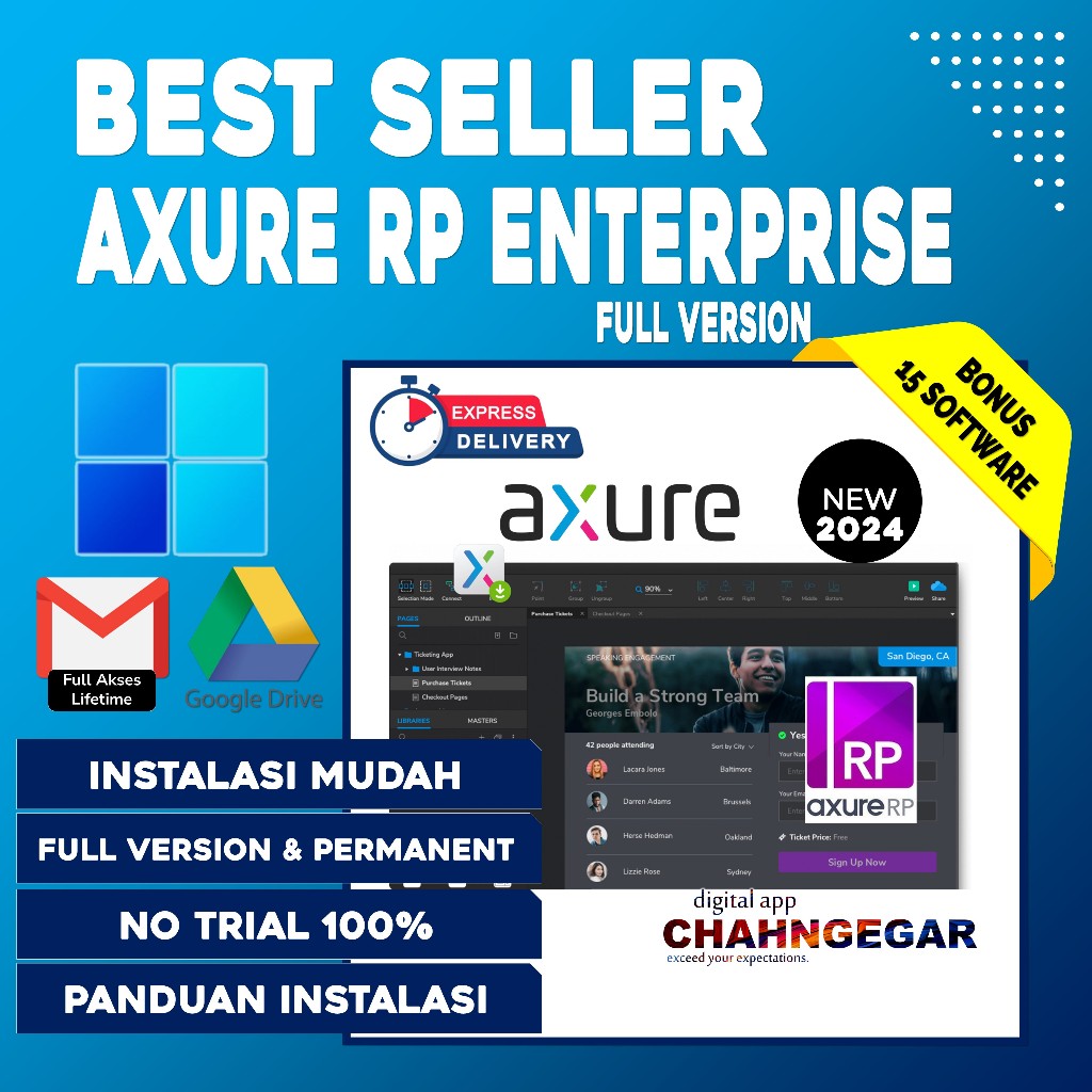 Jual Axure RP 9 Enterprise Original Full Version Software Prototyping ...