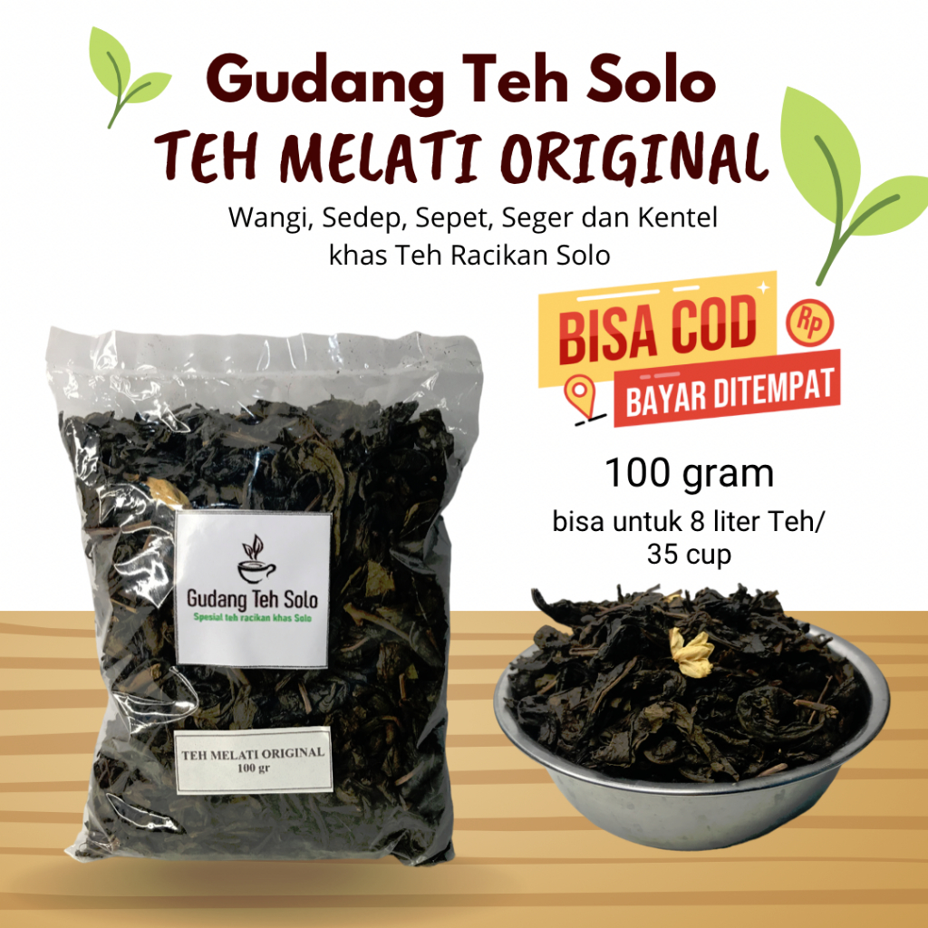 Jual Paket Teh Melati Original, Teh Racikan khas Solo, Wangi Sepet ...