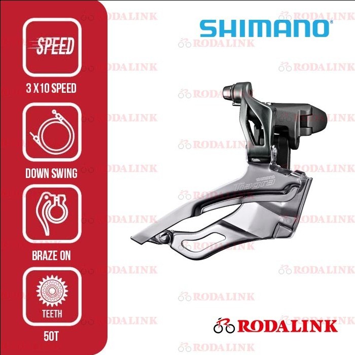 Dérailleur Avant Shimano Tiagra FD-4703 3x10V à Braser