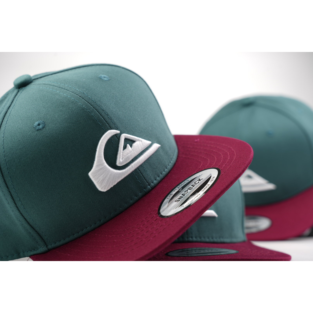 Topi Snapback Original Import Quiksilver Baseball Cap Unisex Pria Wanita  Trucker Jaring Premium Bucket Bordir3