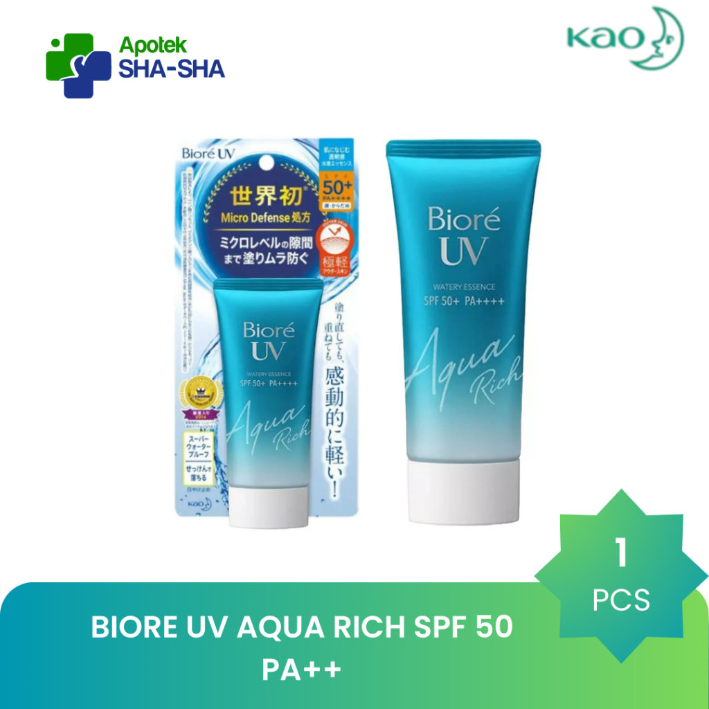 Jual BIORE UV AQUA RICH SPF 50 PA+ | Shopee Indonesia