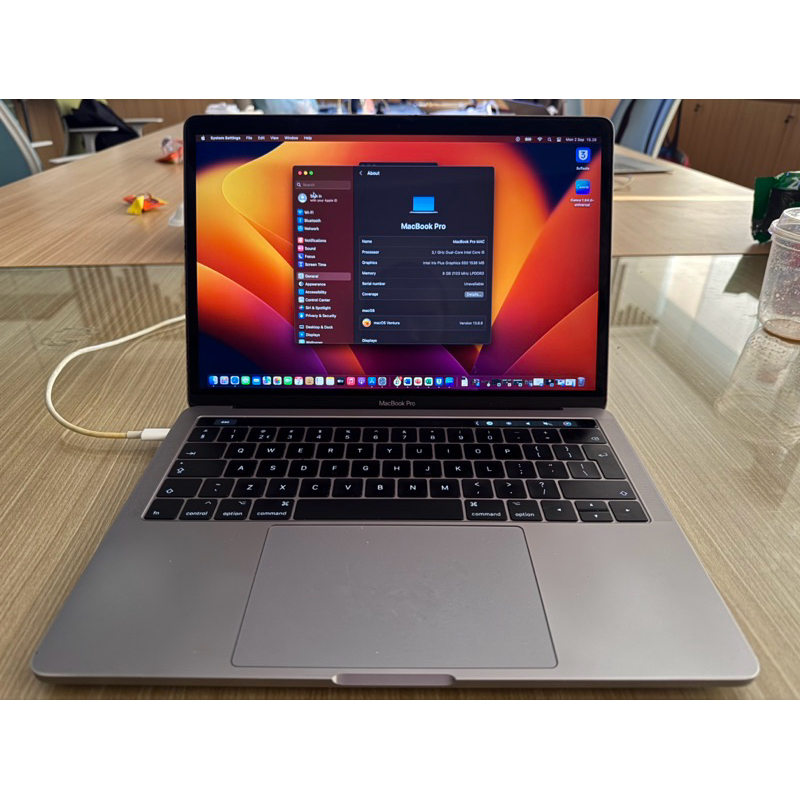 Macbook Pro touch bar 2017 13 reconditionné