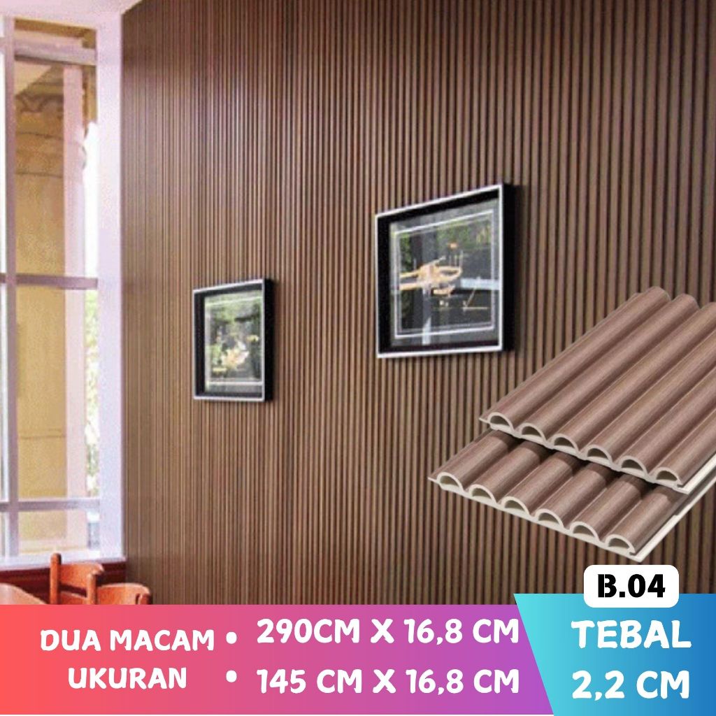 Jual WALLPANEL WPC WOOD PANEL / DEKORASI DINDING MODEL BULAT | HOT ...