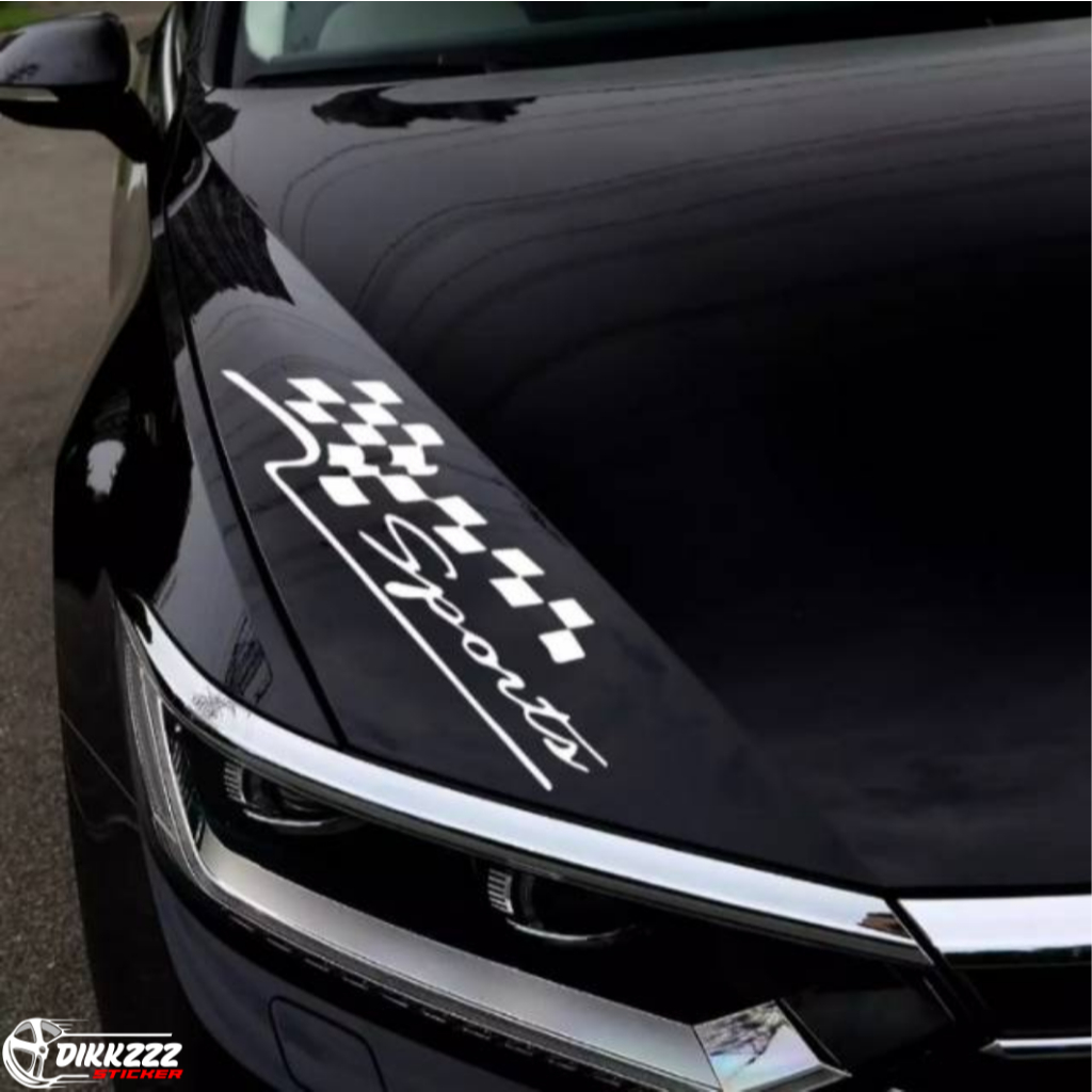 Jual Sticker mobil Stiker cutting sports bendera racing universal all ...