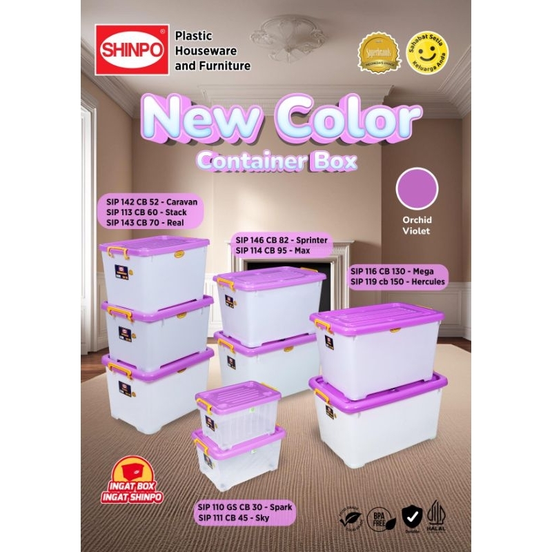 Jual Container Box CB 95 liter Max Shinpo SIP 114 - Khusus Gojek/Grab ...