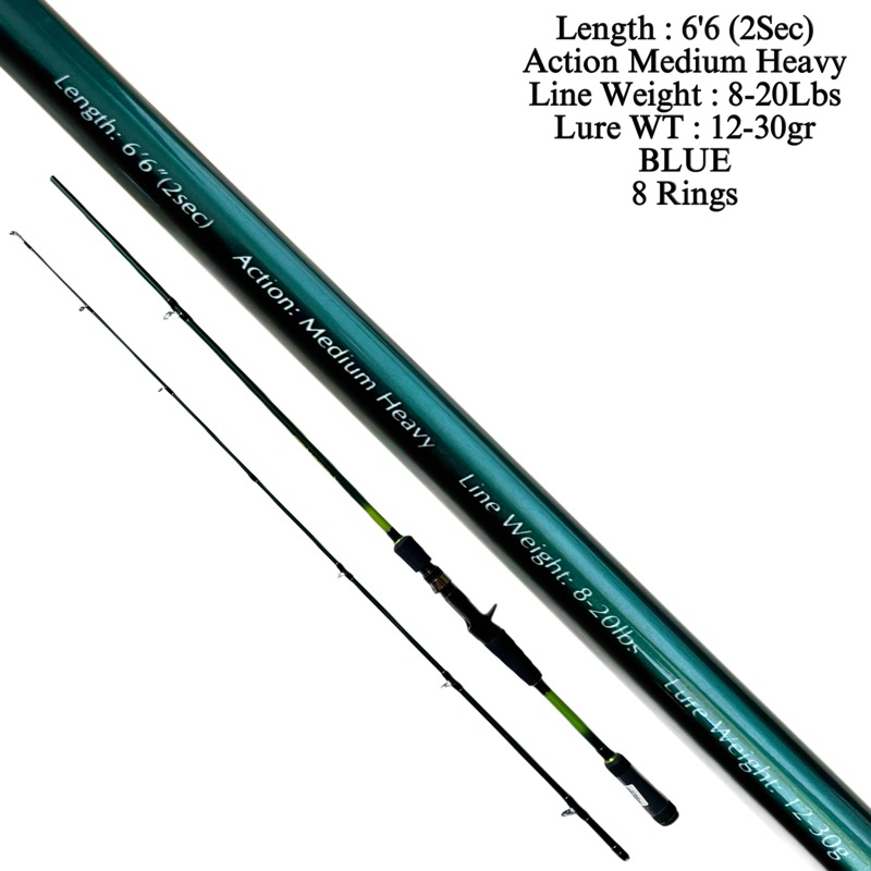 Jual Joran Bait Casting Rod BC Seahawk STINGER-X 198Cm 8-20Lb