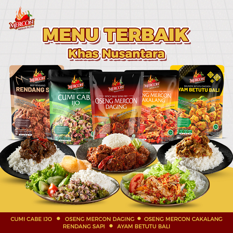 Jual Oseng Mercon Merah Putih Varian Lengkap 150gr Pedas Nampol ...
