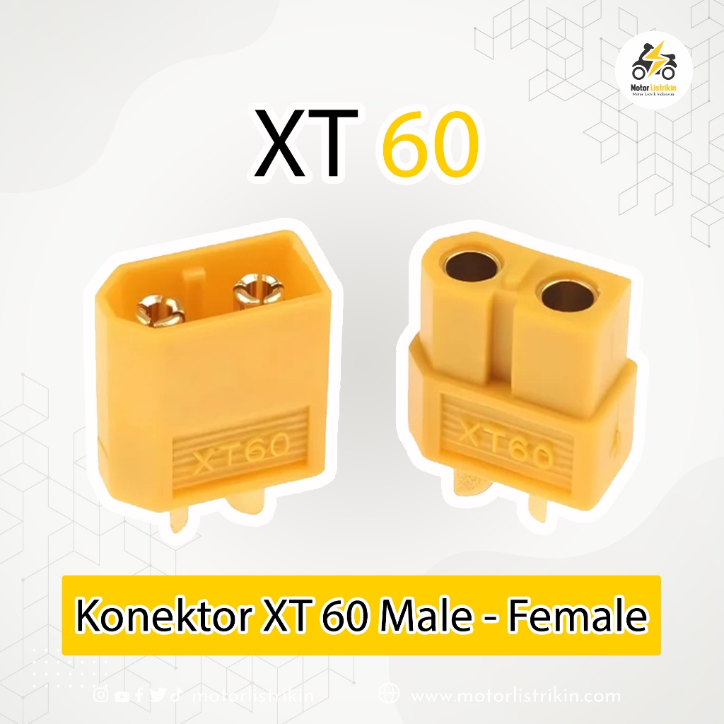 Jual Konektor XT60 Male Female Motor Listrik | Shopee Indonesia