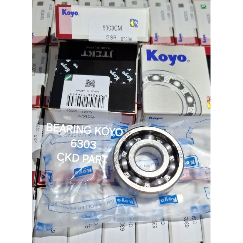 Jual BEARING LAHER 6303 KOYO AS RODA BELAKANG SWING ARM FORK N MAX ...