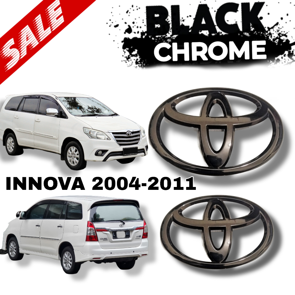 Jual Logo Emblem INNOVA Black Chrome/ INNOVA 2004-2011 | Shopee Indonesia