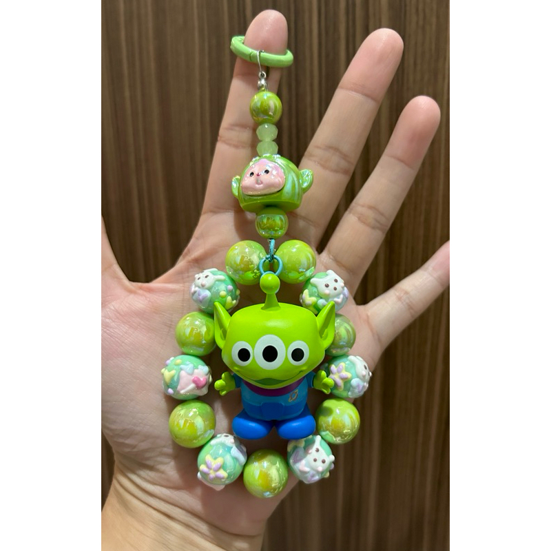 Jual Phone Strap Luxury Disneys Ori Alien / Phone strap Manik beads ...