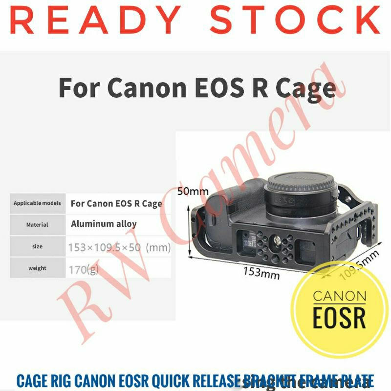 Jual Cage EOSR Rig Camera Canon Hand Grip Bracket EOS R Vlog Plat Quick ...