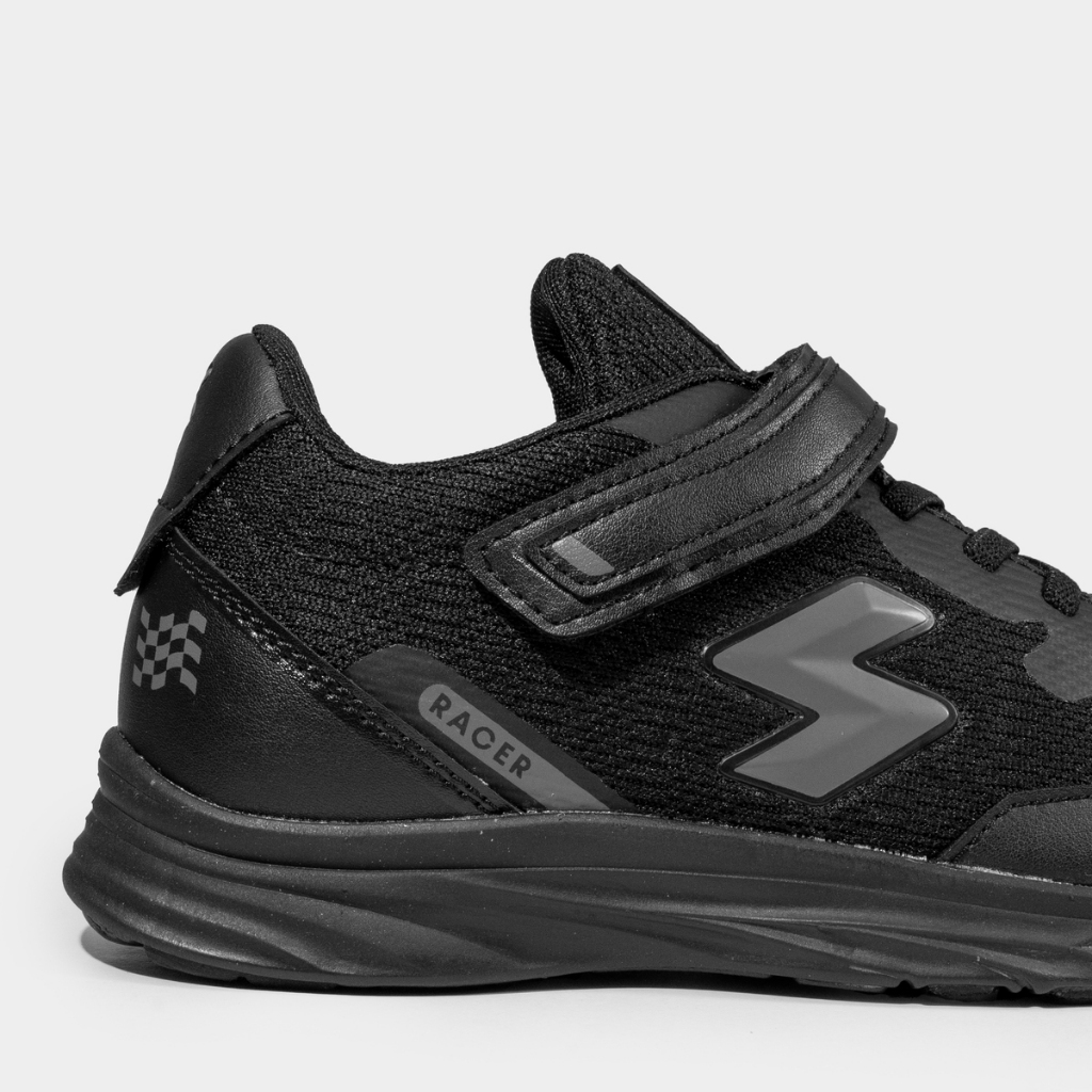Jual STUVW Sneakers Anak Racer - Sepatu Sekolah Anak Hitam | Shopee ...