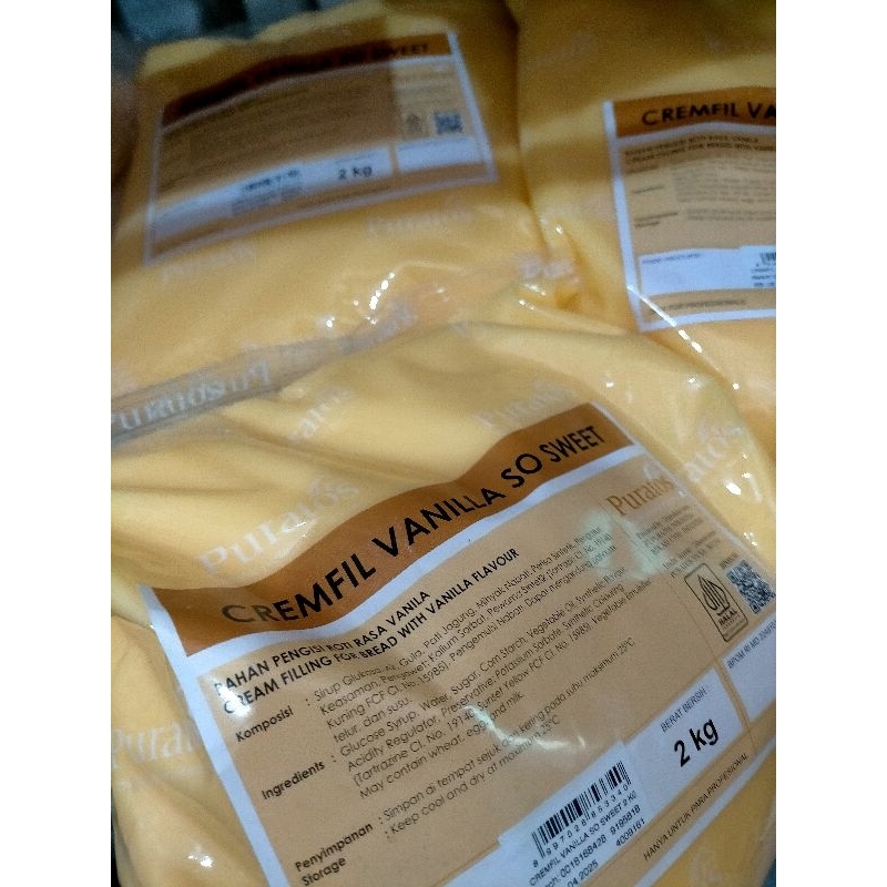 Jual Isian Roti Rasa Vanilla 