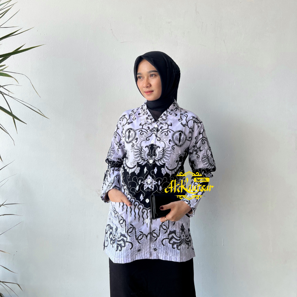 Jual BATIK BLUS PGRI PURING | Shopee Indonesia