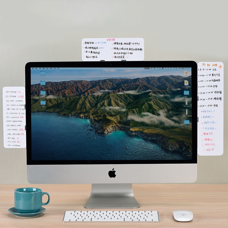 Jual 1SET Erase Magnetic Monitor Message Memo Board For Sticky Notes ...