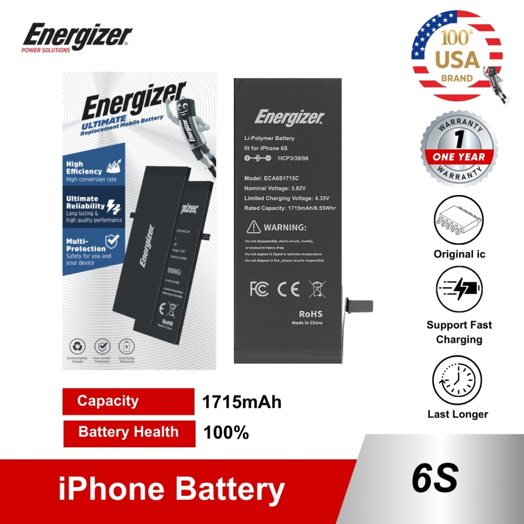 Jual Energizer Battery Baterai Batre iPhone 6S Original Shopee Indonesia