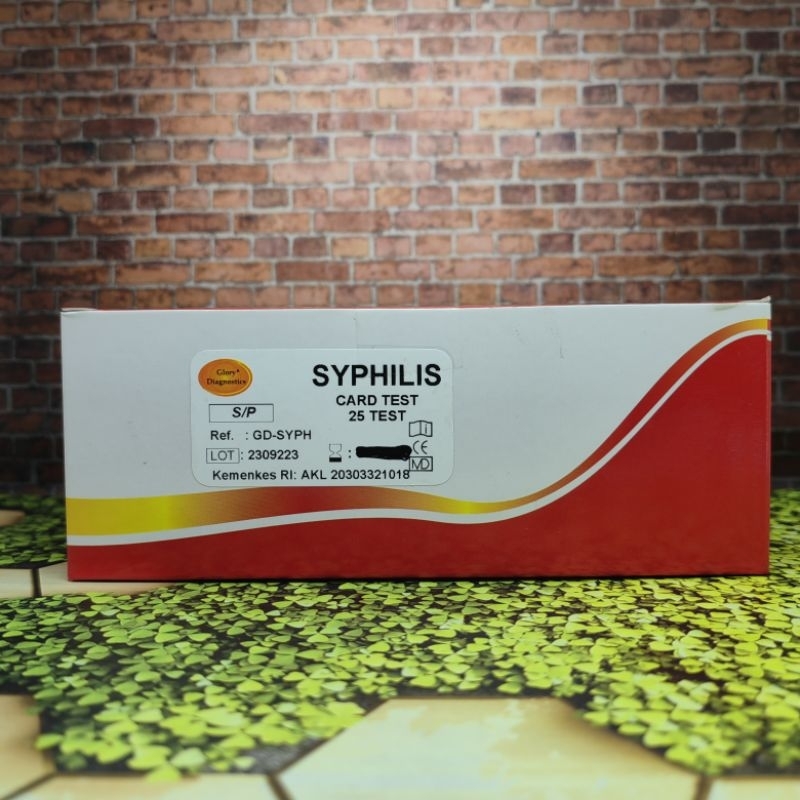 Jual SYPHILIS CARD TEST ISI 25 TEST GLORY DIAGNOSTICS | Shopee Indonesia