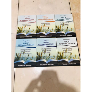 ( PROMO BUKU MURAH ORIGINAL ) BUKU AGAMA ISLAM / ALKITAB / HIDUP BERSAMA FIRMAN / PASAL DEMI PASAL SELURUH ALKITAB / 1 SET 6 BUKU / WARREN W. WIERSBE