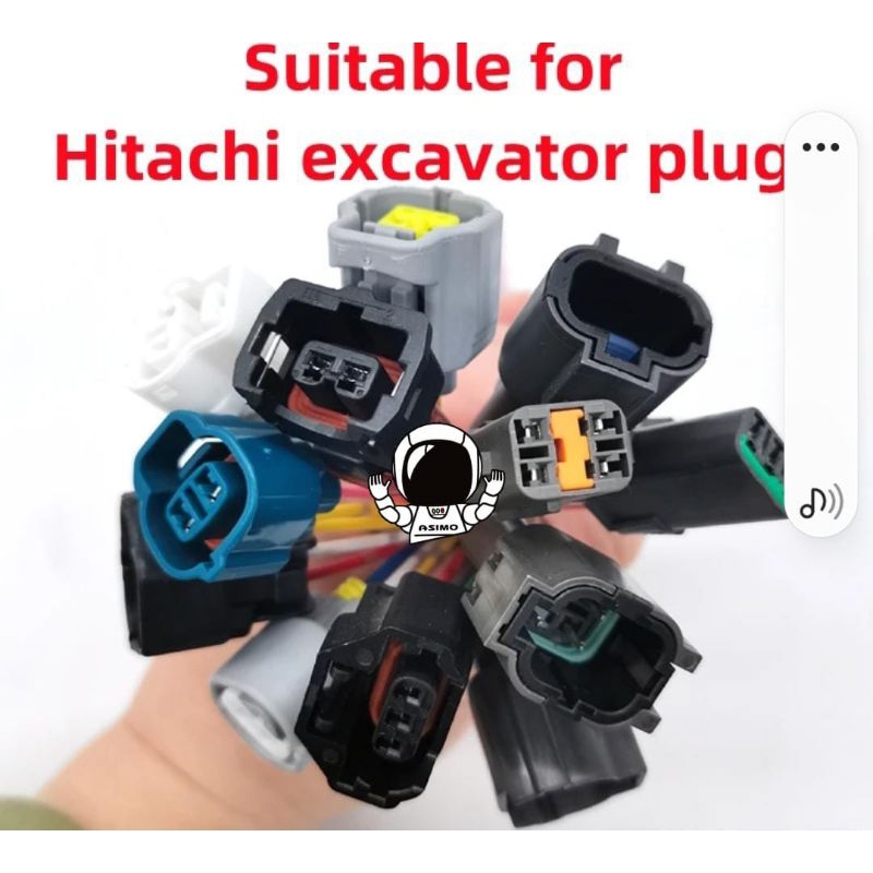 Jual aneka Soket pin 2 3 Original Excavator Hitachi komatsu Cat ...
