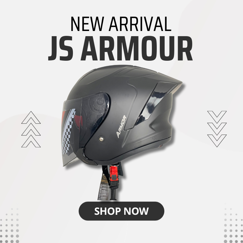 Jual Js Armor White Yakuza Paket Ganteng Helm Hall Face SNI | Shopee ...