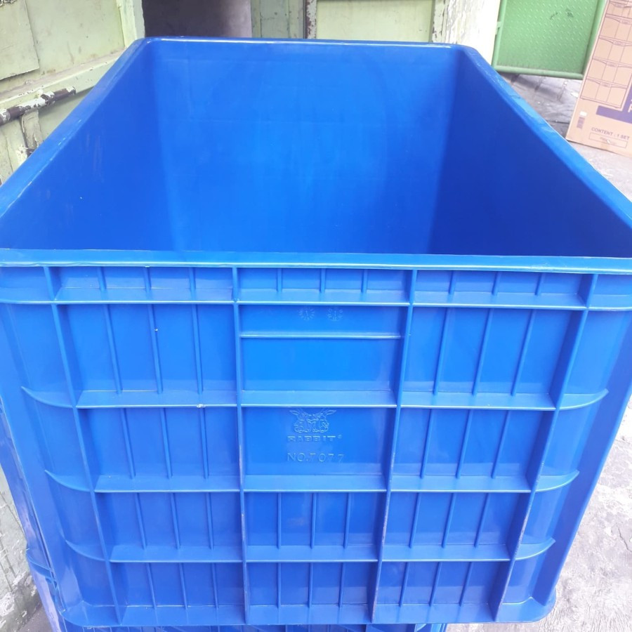 Jual 69X49X39 Box Container Rabbit 7077 Rapat Bak Plastik Kolam Ikan ...
