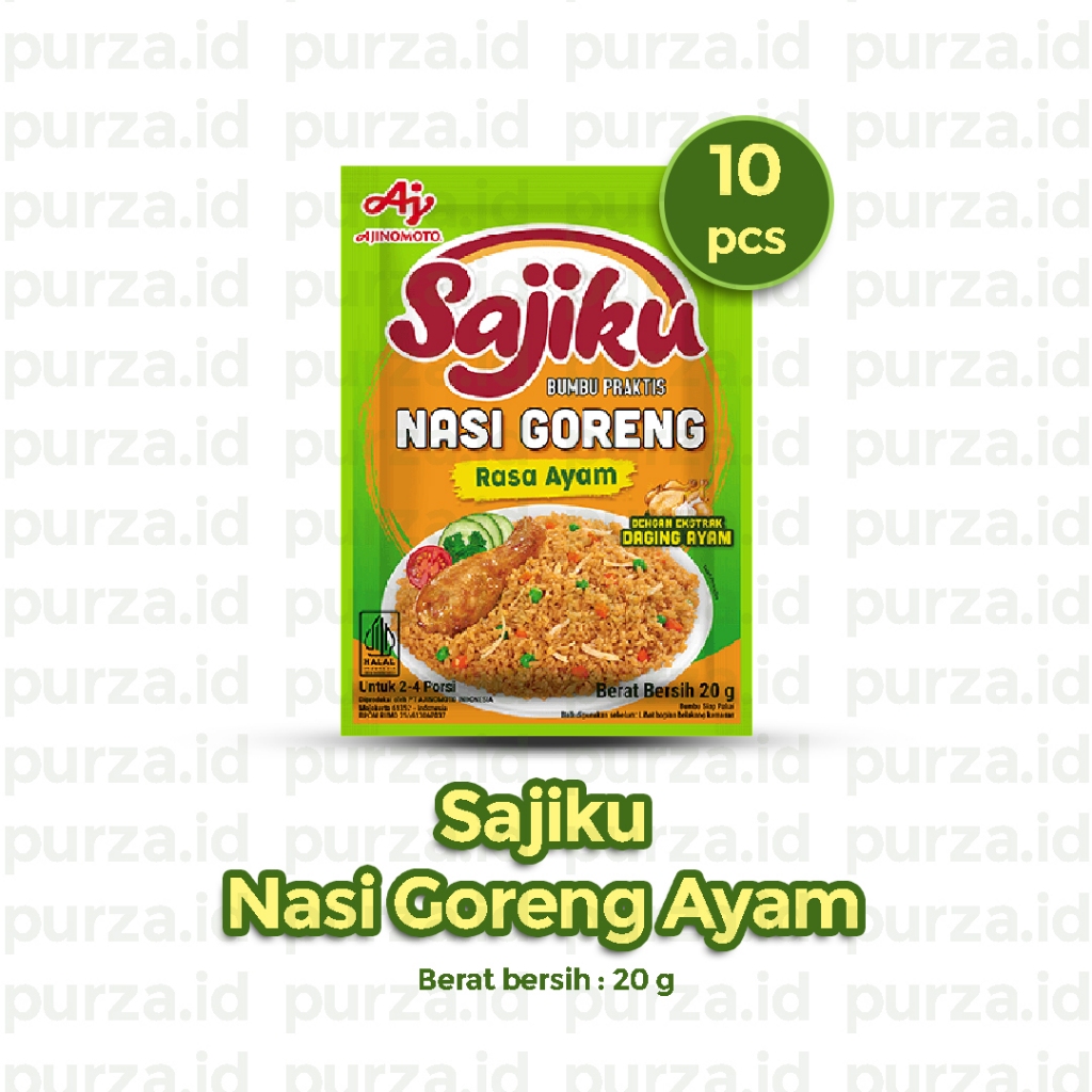 Jual Sajiku Nasi Goreng Rasa Ayam 1 Renceng isi 10 pcs | Shopee Indonesia