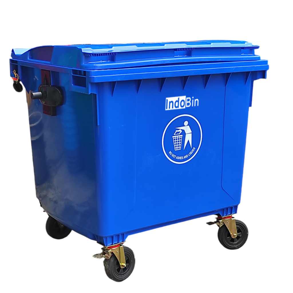 Jual Tempat sampah besar ukuran 1100 liter plastik hdpe | Shopee Indonesia
