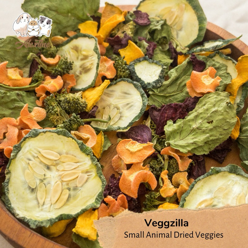 Jual Veggzilla - Dried Veggies - Snack Hamster Rabbit Guinea Pig ...