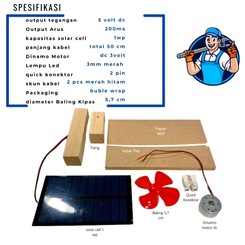 Jual Panel Surya Energy PLTS Sederhana Simulator Edukatif | Shopee ...