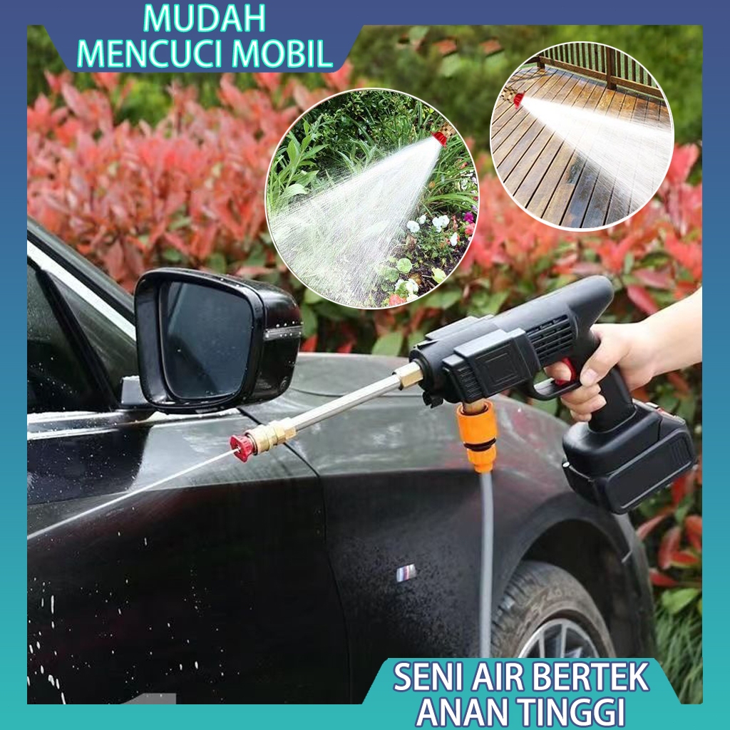 Jual Mesin cuci mobil tanpa kabel, bertekanan tinggi, dengan pengisian ...