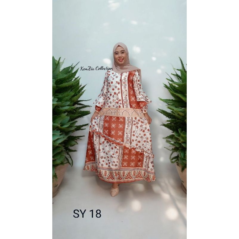 Jual GAMIS REMPEL MIRING TANGAN LAYER | Shopee Indonesia
