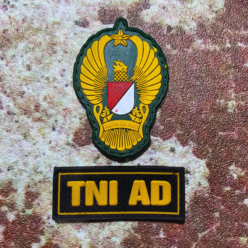 Jual Patch Rubber EKA PAKSI TNI Karet tempel TNI-AD Kotak Rekatan Karet ...