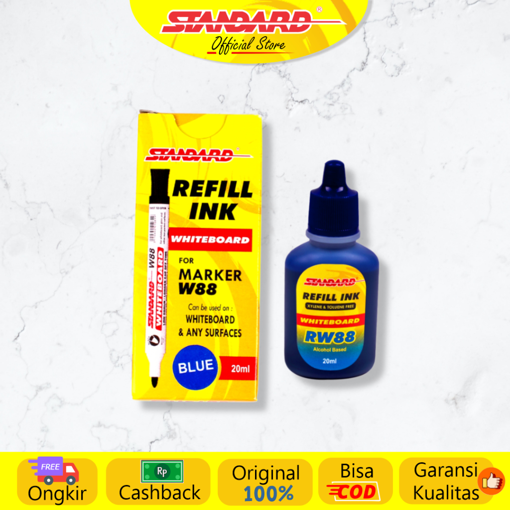 Standard - Refill Ink Whiteboard Marker RW88 ( Tinta / Isi Spidol Yang Bisa Dihapus ) (2)