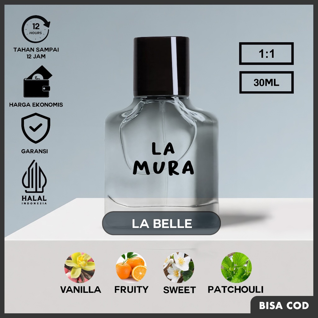 Jual La Mura La Belle Parfum Wanita 30ml Wangi Tahan Lama Aroma