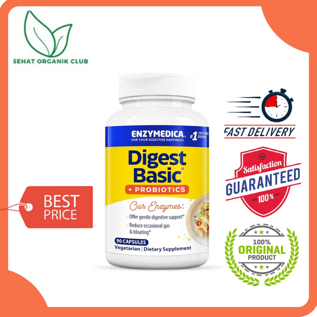 Jual Enzymedica Digest Basic + Probiotics 90 Caps ; Enzymedica Digest ...