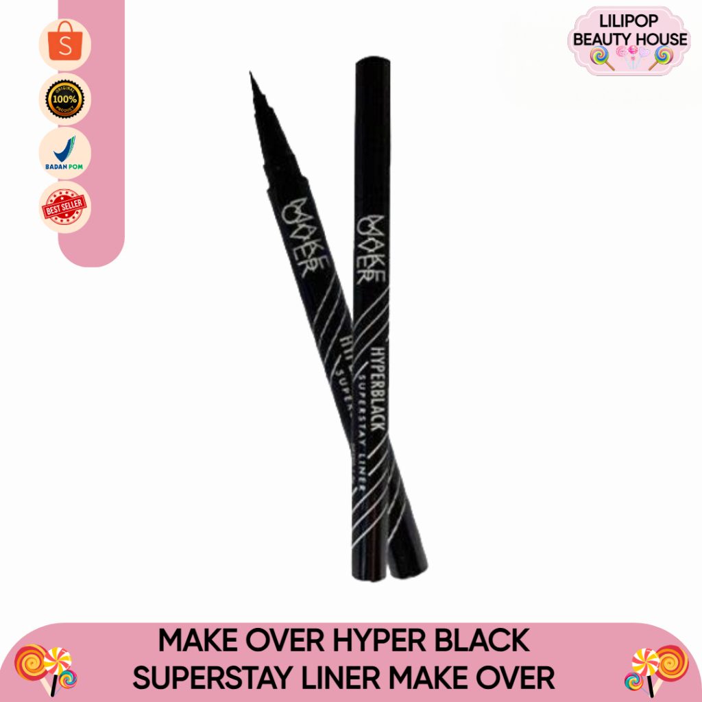 Jual MAKE OVER HYPER BLACK SUPERSTAY LINER MAKE OVER HYPER BLACK LINER ...