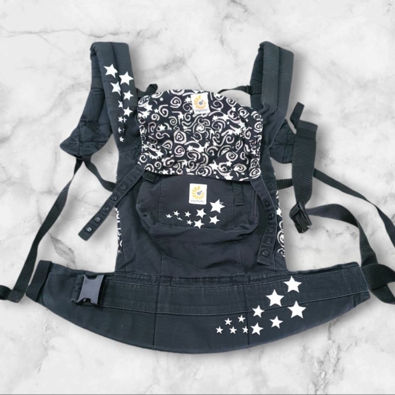 Jual Preloved Gendongan SSC ergobaby galaxy black original Shopee Indonesia