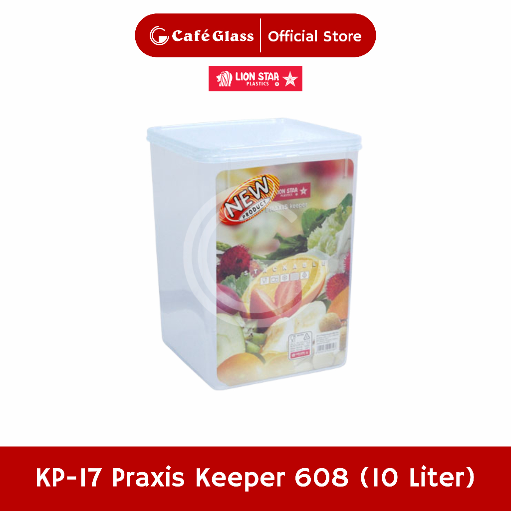 Toples Fresh Sealware 10L Lion Star KP17 - Food Storage Plastik Jumbo Bening Kedap Udara