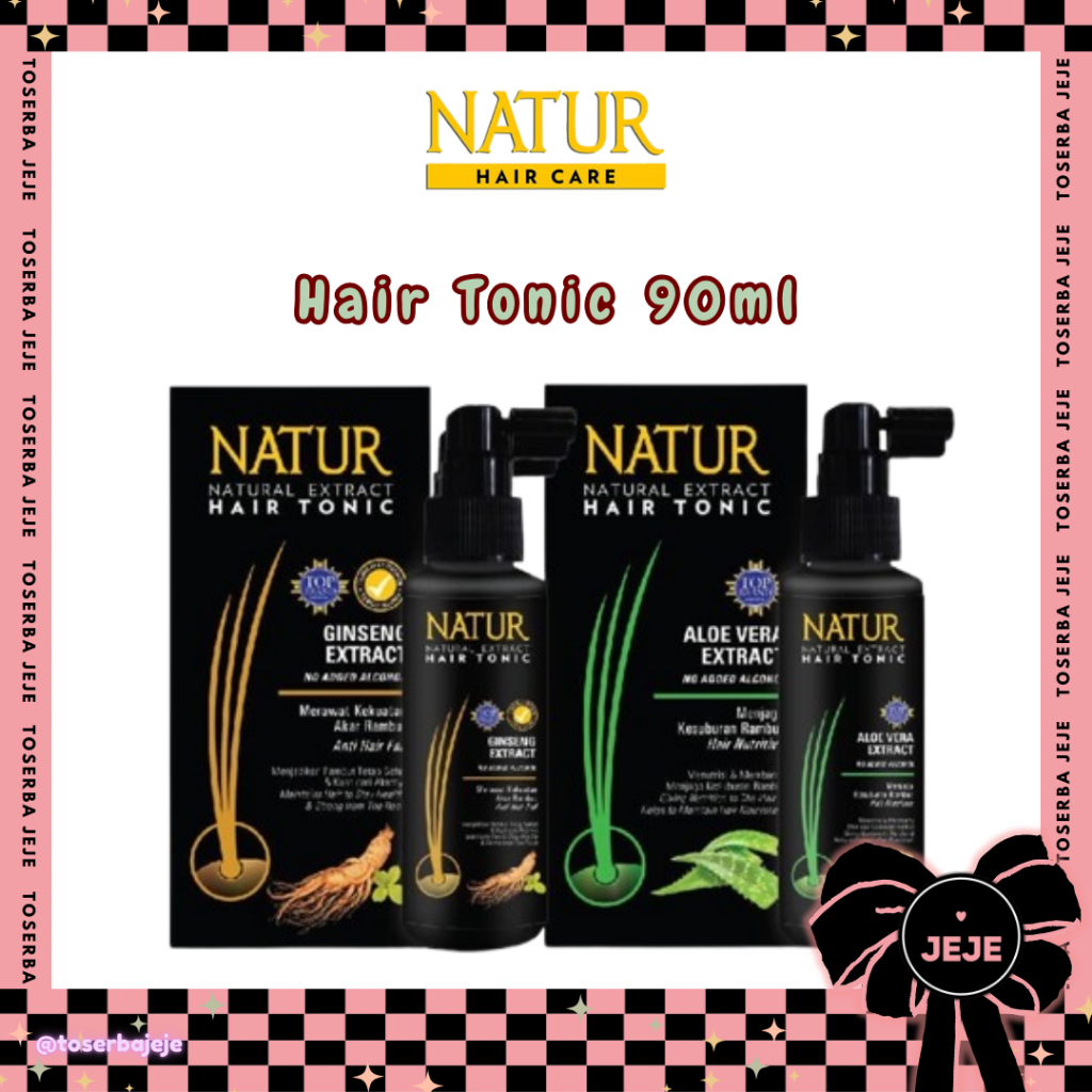 Jual Natur Hair Tonic 90ml | Tonik Penyubur Rambut | Shopee Indonesia