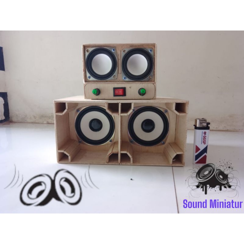 Jual Sound miniatur full set Paket siap bunyi planar 3inch | Shopee ...