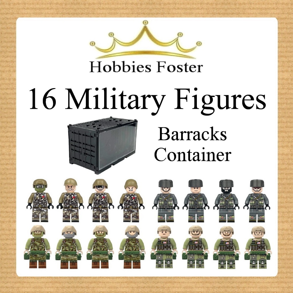 Jual Mainan Bricks DIY Military Special Force Army - 16 Figures Tentara ...